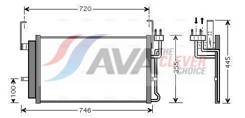 Конденсатор, кондиционер AVA HY5084D
