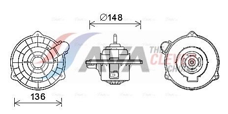Вентилятор салона AVA HY8404