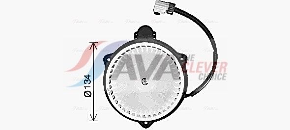 Вентилятор салона AVA HY8474
