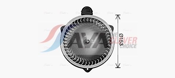 Вентилятор салона AVA HY8475