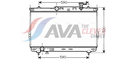 Радиатор, охлаждение двигателя AVA HYA2109