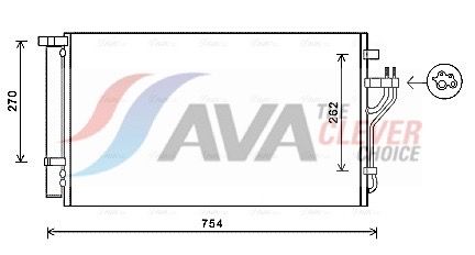 Конденсатор, кондиционер AVA HYA5279D
