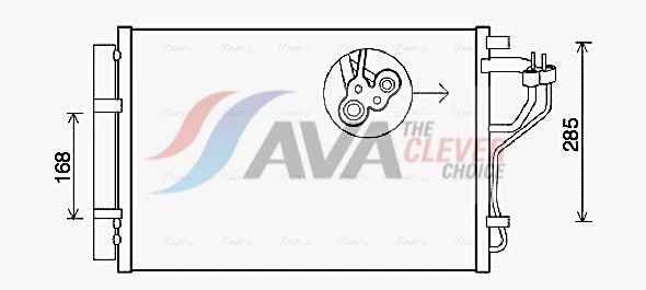 Конденсатор, кондиционер AVA HYA5308D