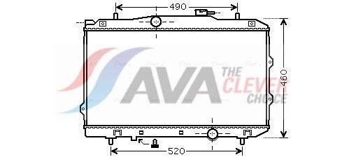 Радиатор, охлаждение двигателя AVA KA2119