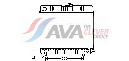 Радиатор, охлаждение двигателя AVA MS2042