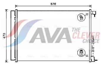 Конденсатор, кондиционер AVA MS5678D