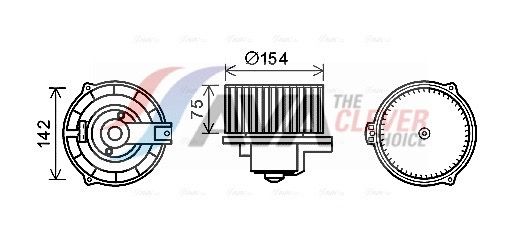 Вентилятор салона AVA MS8620