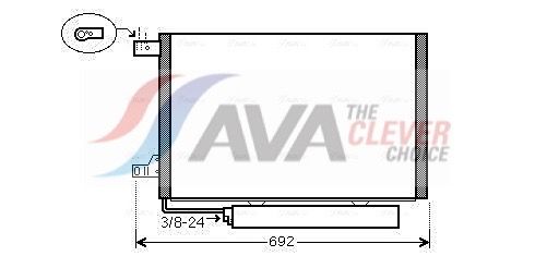 Конденсатор, кондиционер AVA MSA5386D