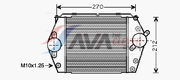 Интеркулер AVA MZ4188