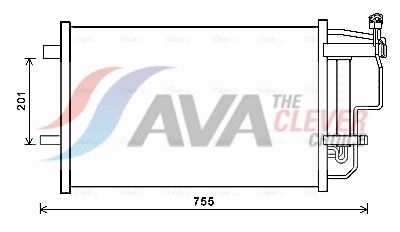 Конденсатор, кондиционер AVA MZ5242D