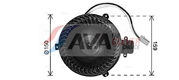 Вентилятор салона AVA OL8723
