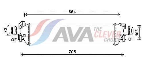 Интеркулер AVA OLA4664