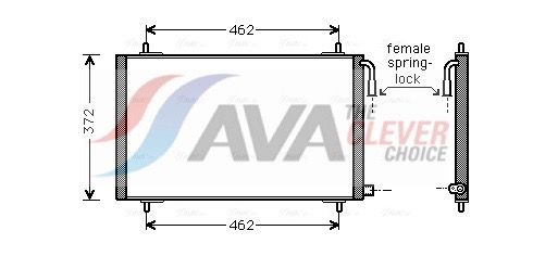 Конденсатор, кондиционер AVA PE5191