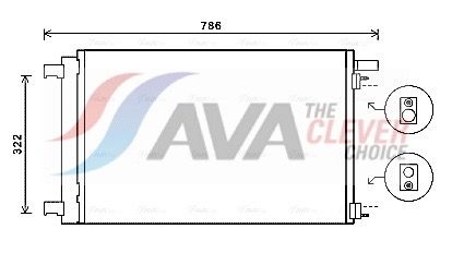 Конденсатор, кондиционер AVA PEA5364D