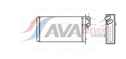 Теплообменник, отопление салона AVA RT6161