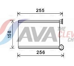 Теплообменник, отопление салона AVA RTA6551