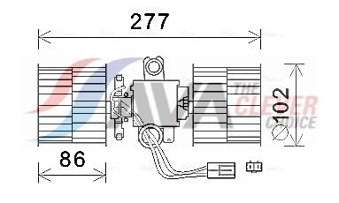 Вентилятор салона AVA SA8022