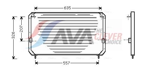 Конденсатор, кондиционер AVA TO5202