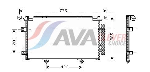 Конденсатор, кондиционер AVA TO5319D