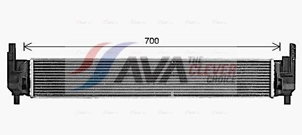 Радиатор, охлаждение двигателя AVA VN2420