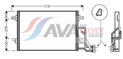 Конденсатор, кондиционер AVA VN5189