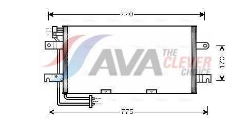 Конденсатор, кондиционер AVA VN5195