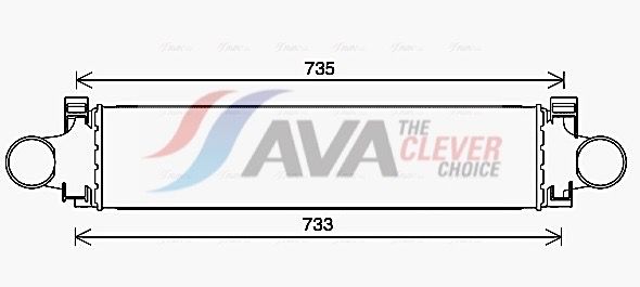 Интеркулер AVA VO4296