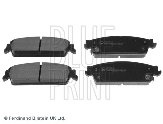 Комплект тормозных колодок, дисковый тормоз BLUE LINE ADA104251
