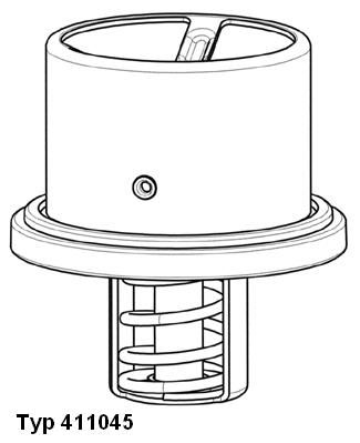 Термостат, охлаждающая жидкость BorgWarner 41104582D