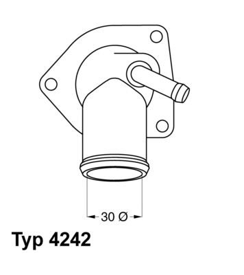 Термостат, охлаждающая жидкость BorgWarner 424292D