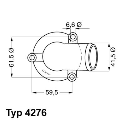 Термостат, охлаждающая жидкость BorgWarner 427687D