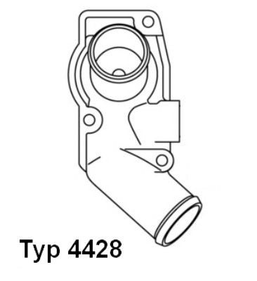 Термостат, охлаждающая жидкость BorgWarner 442892D
