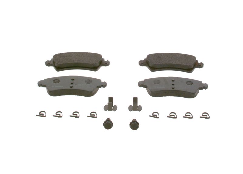 Комплект тормозных колодок, дисковый тормоз BOSCH 0986424801