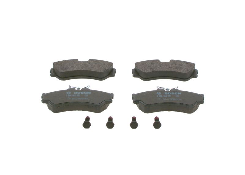 Комплект тормозных колодок, дисковый тормоз BOSCH 0986460941