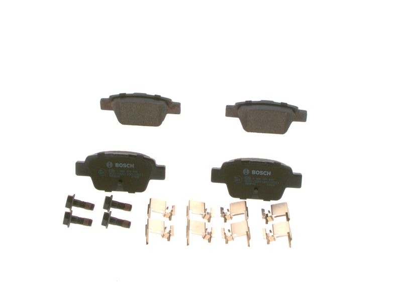Комплект тормозных колодок, дисковый тормоз BOSCH 0986494030