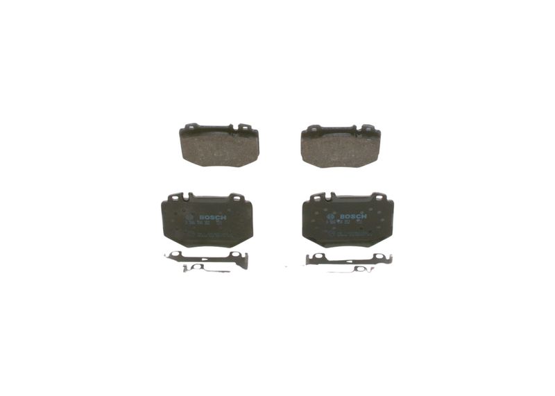 Комплект тормозных колодок, дисковый тормоз BOSCH 0986494352