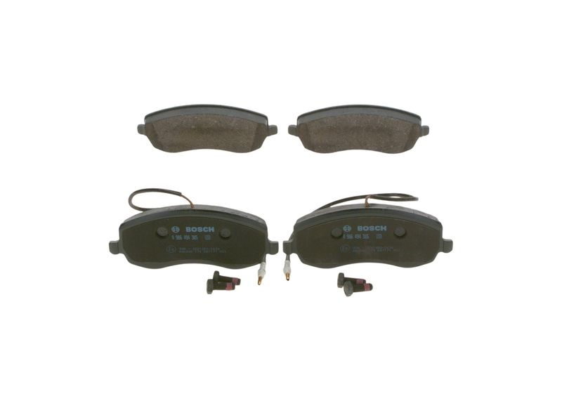 Комплект тормозных колодок, дисковый тормоз BOSCH 0986494385