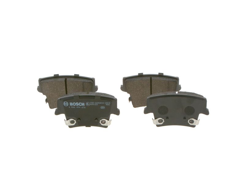 Комплект тормозных колодок, дисковый тормоз BOSCH 0986494678