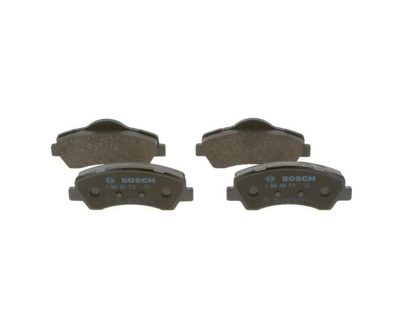 Комплект тормозных колодок, дисковый тормоз BOSCH 0986494713