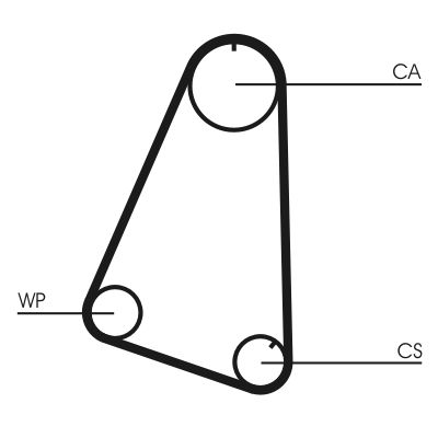 Зубчатый ремень Continental CT504