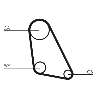 Зубчатый ремень Continental CT534