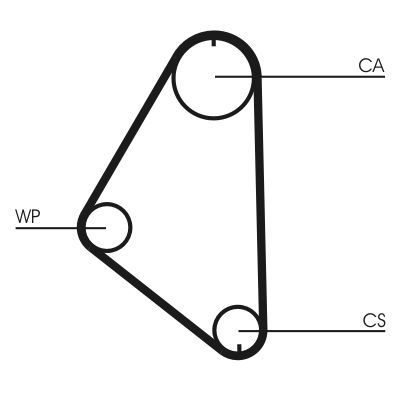 Зубчатый ремень Continental CT558