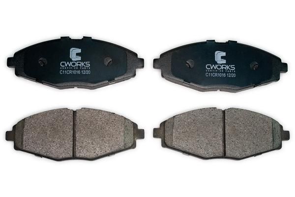 Комплект тормозных колодок, дисковый тормоз CWORKS C11CR1016