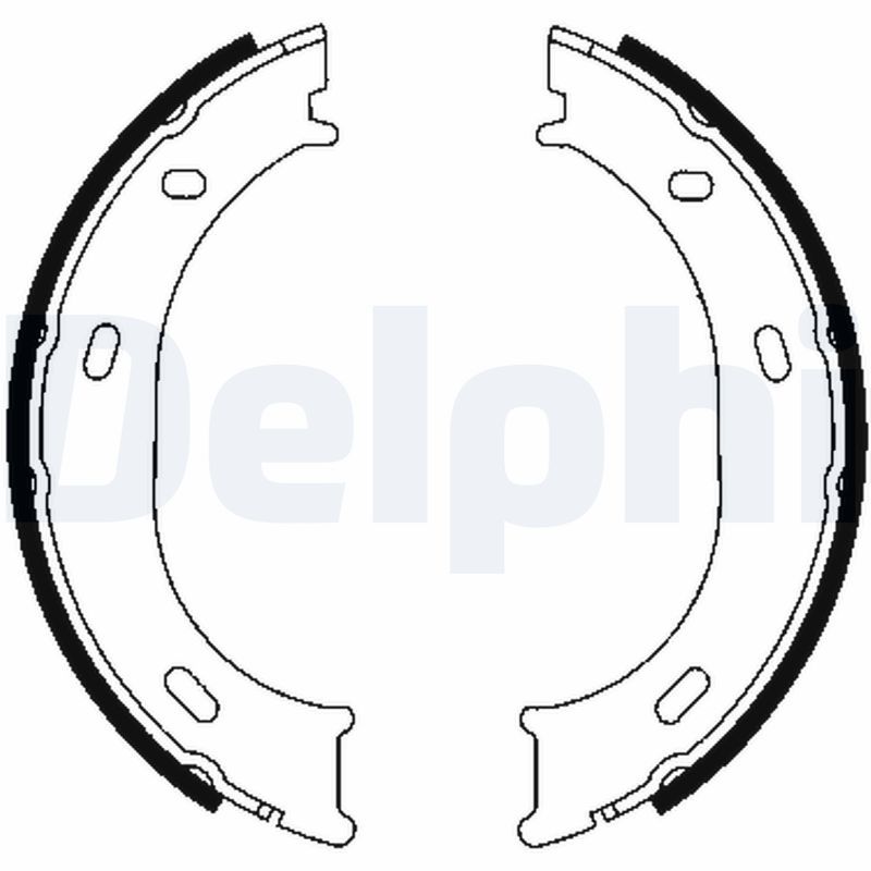 Комплект тормозных колодок DELPHI LS1905
