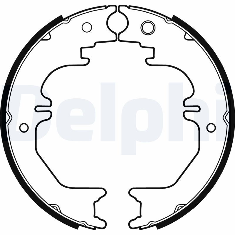 Комплект тормозных колодок DELPHI LS2132