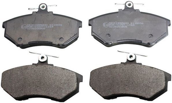 Комплект тормозных колодок, дисковый тормоз DENCKERMAN B110036