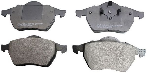 Комплект тормозных колодок, дисковый тормоз DENCKERMAN B110043