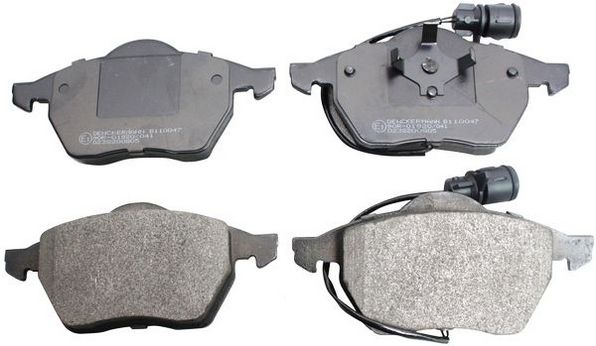 Комплект тормозных колодок, дисковый тормоз DENCKERMAN B110047