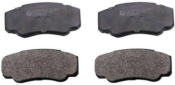 Комплект тормозных колодок, дисковый тормоз DENCKERMAN B110093