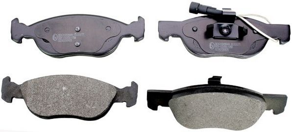 Комплект тормозных колодок, дисковый тормоз DENCKERMAN B110177